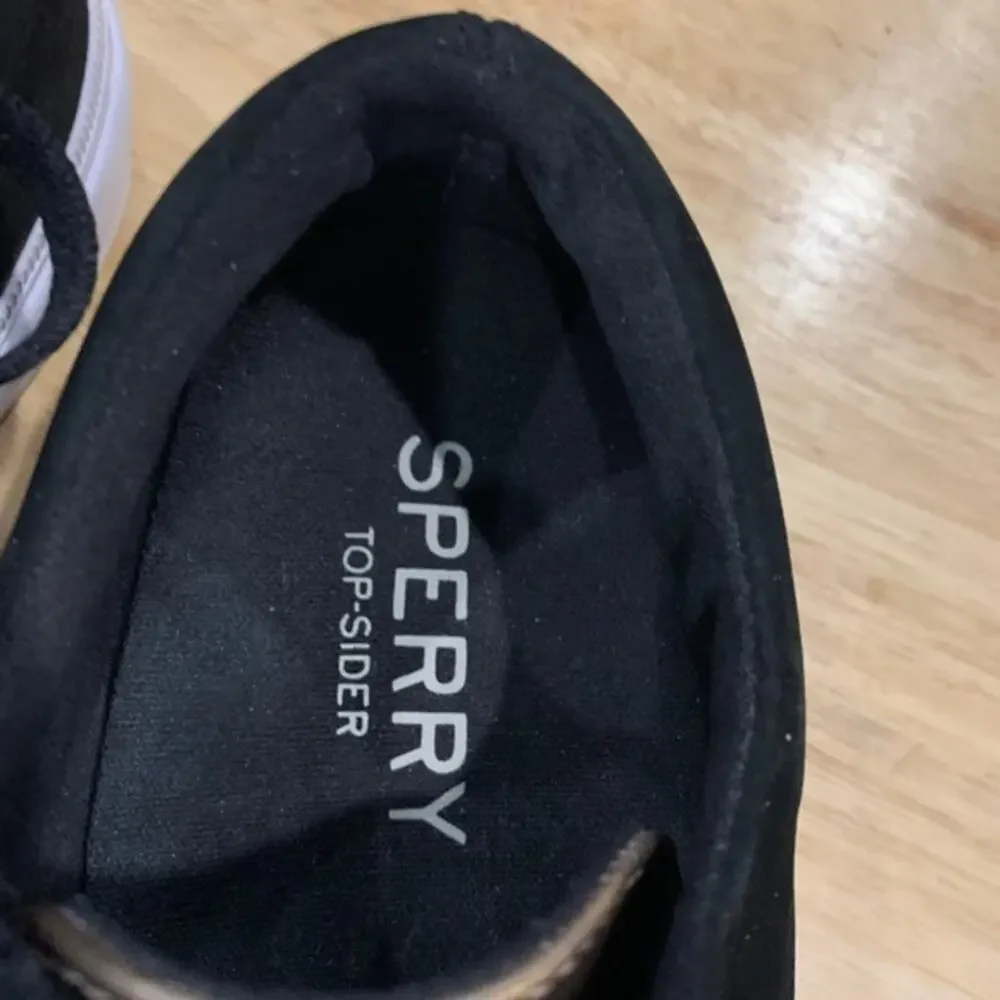 Sperry‎ top sliders women’s  black and gold slip on sneakers size 6.5 like new - Picture 7 of 7